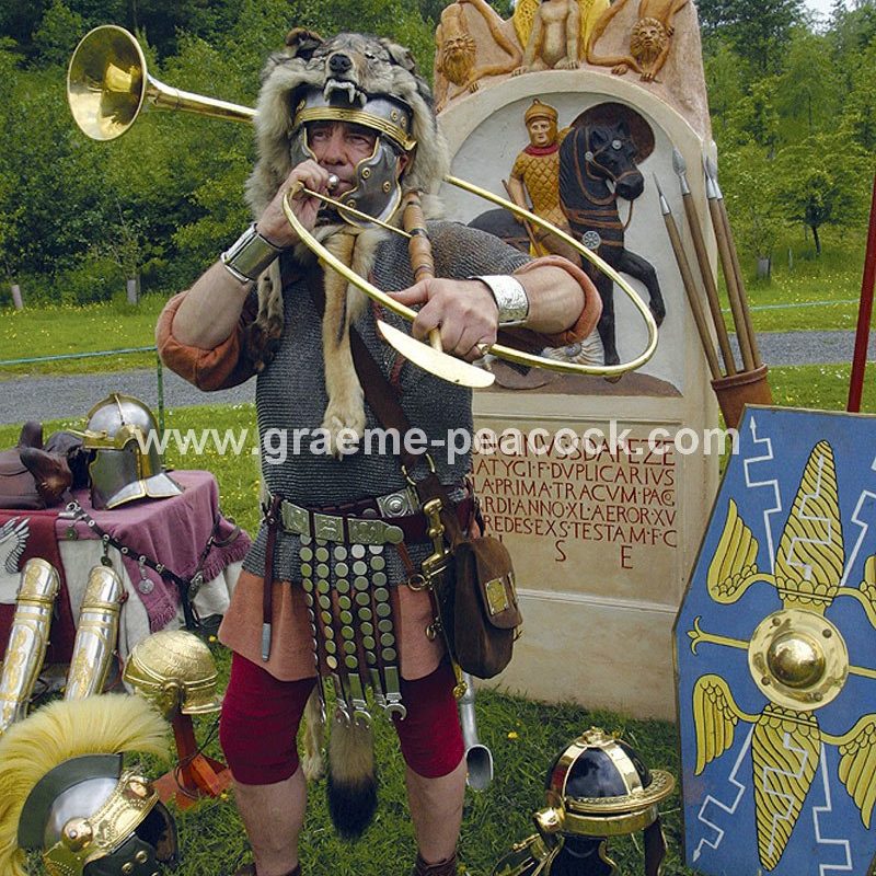Roman re-enactment at Walltown Quarry, nr Hadrian's Wall