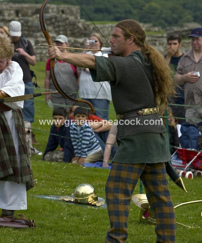Roman re-enactment at Housesteads Fort, Northumberland