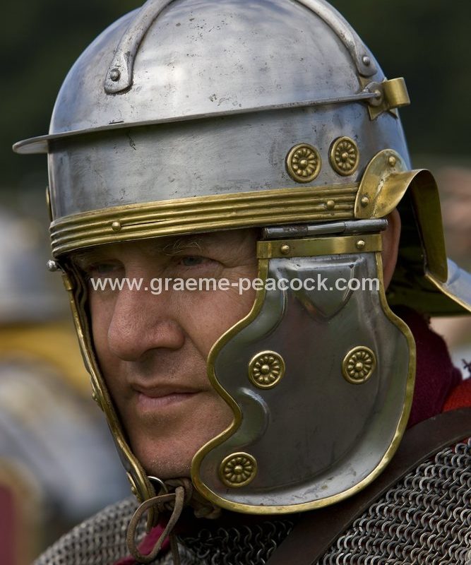 Roman re-enactment at Housesteads Fort, Northumberland