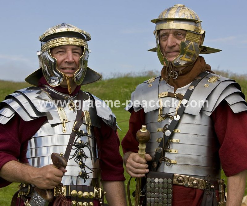 Roman re-enactment at Housesteads Fort, Northumberland