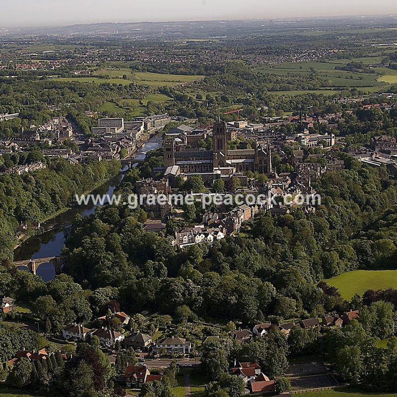 Aerial View of Durham City, County Durham