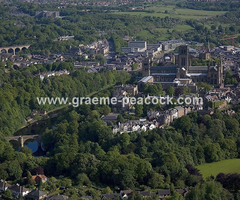 Aerial View of Durham City, County Durham