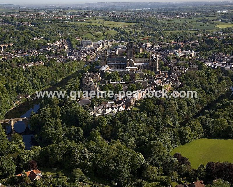 Aerial View of Durham City, County Durham