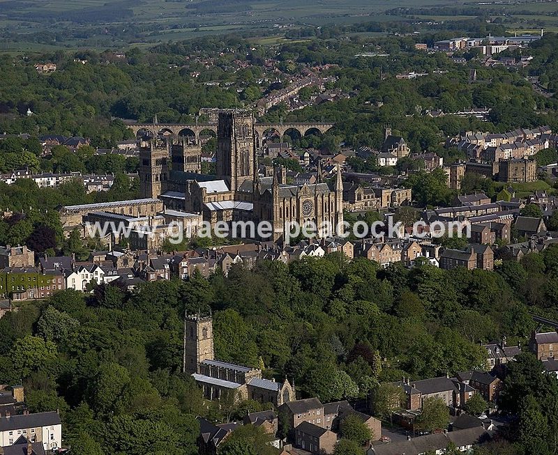 Aerial View of Durham Cathedral & Durham City