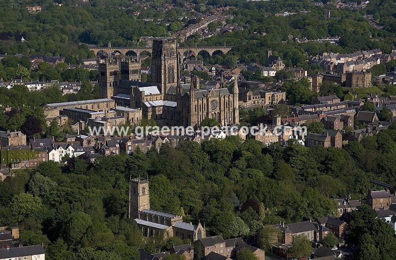 Aerial View of Durham Cathedral & Durham City