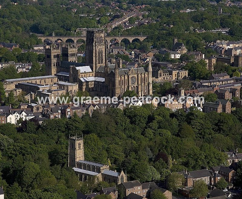 Aerial View of Durham Cathedral & Durham City