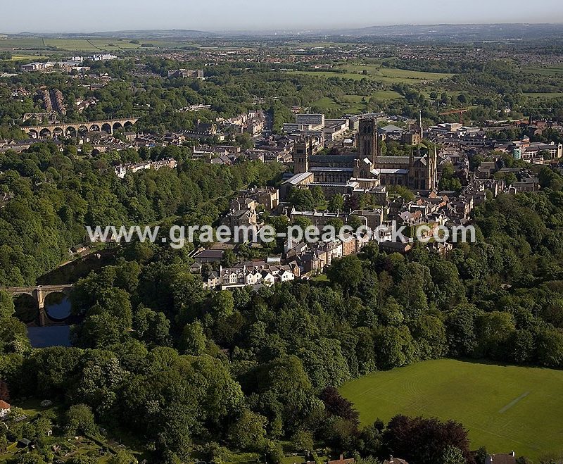 Aerial View of Durham City, County Durham