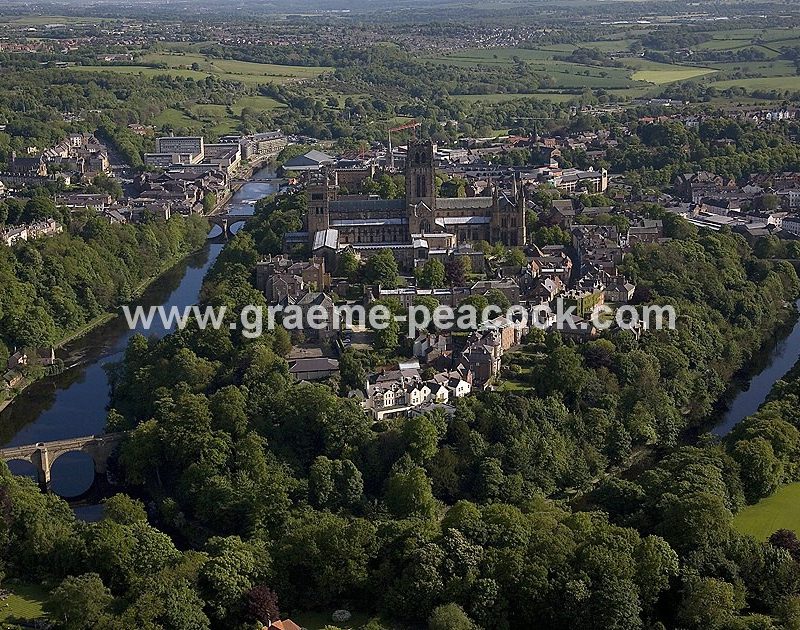 Aerial View of Durham City, County Durham