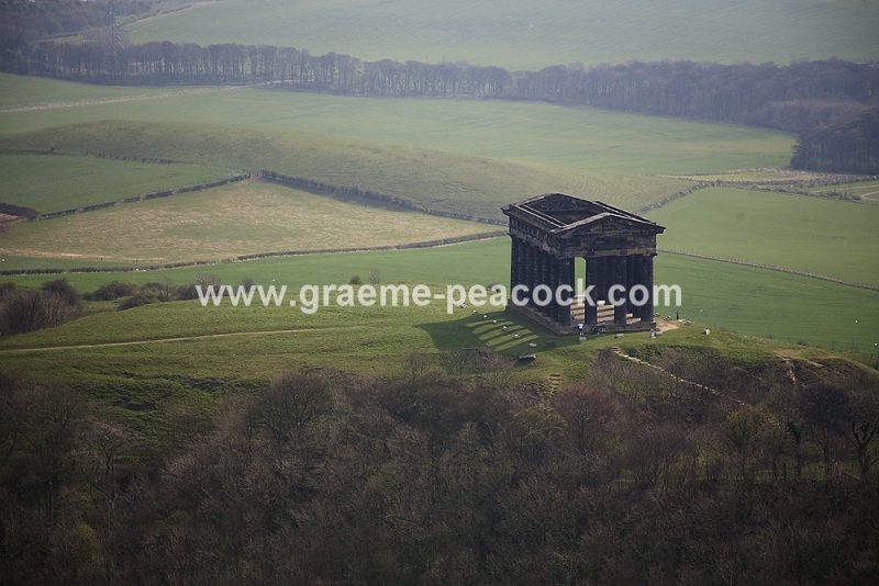 Aerial View of Penshaw Monument, Washington, Tyne and Wear
