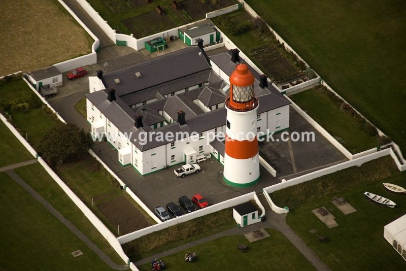 Aerial View of Souter Lighthouse, Whitburn, Tyne and Wear