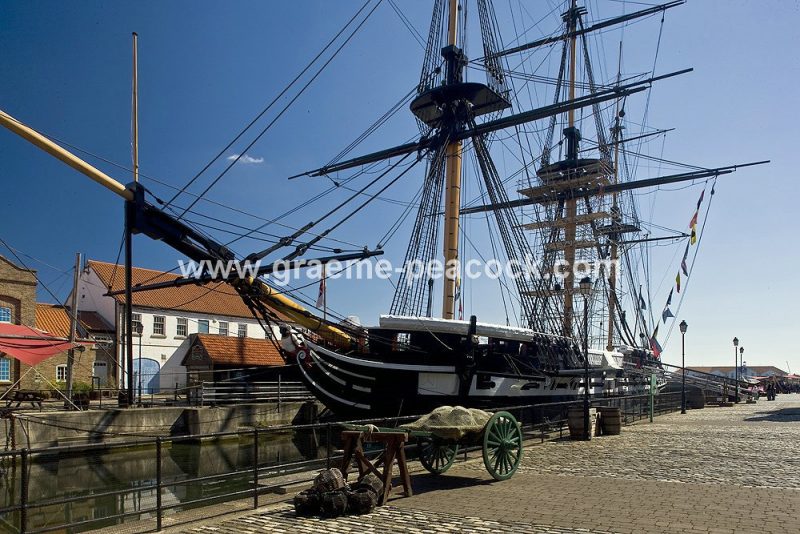 HMS Trincomalee, Hartlepool Historic Quay, Hartlepool, Tees Valley