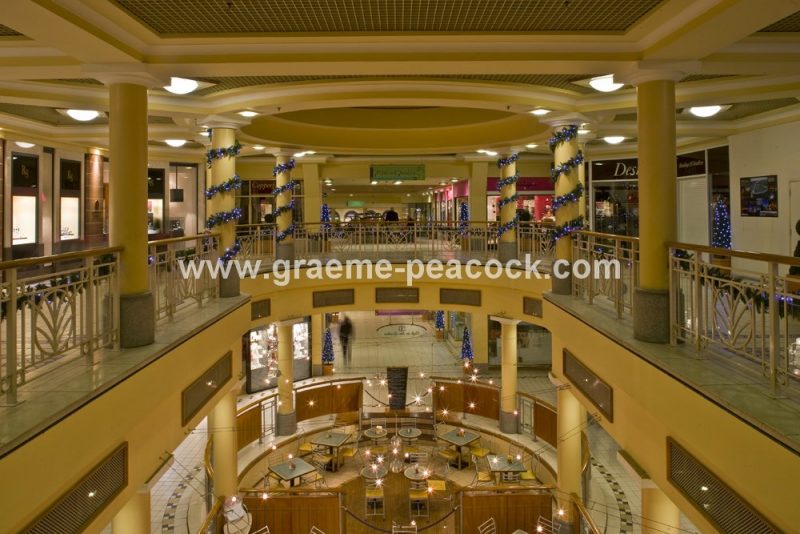 Christmas Lighting, Eldon Garden shopping centre, Newcastle upon Tyne