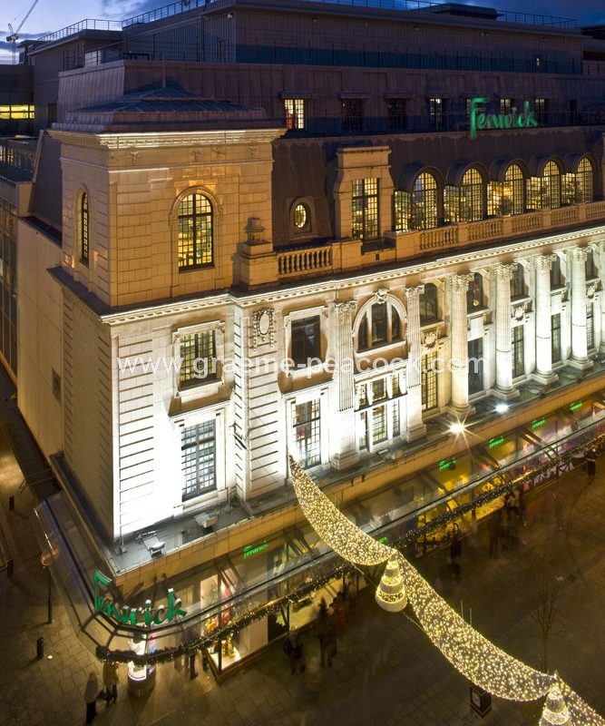 Christmas Lights at Fenwick, Newcastle Upon Tyne