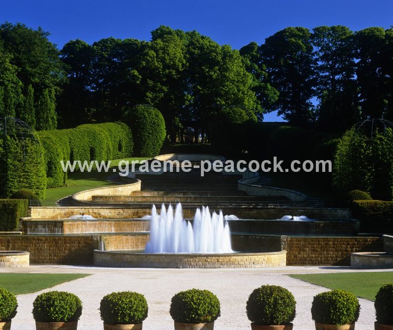 the Grand Cascade  Alnwick Gardens  Alnwick  Northumberland