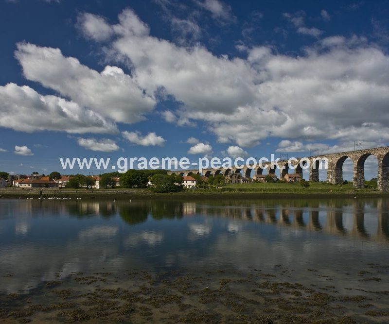 Royal Border Bridge and River Tweed,  Berwick upon Tweed,  Northumberland