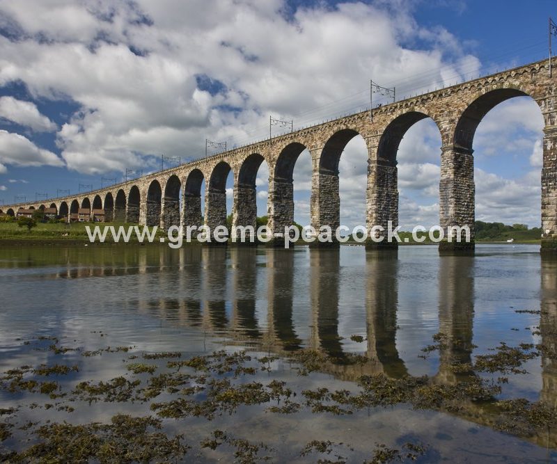 Royal Border Bridge and River Tweed,  Berwick upon Tweed,  Northumberland