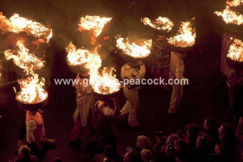 Allendale Tar Bar'l New Year Eve Ceremony, Allendale, Northumberland