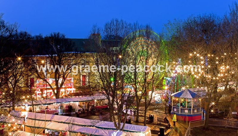 The Christmas Victorian Market, North Shields, Tyne and Wear