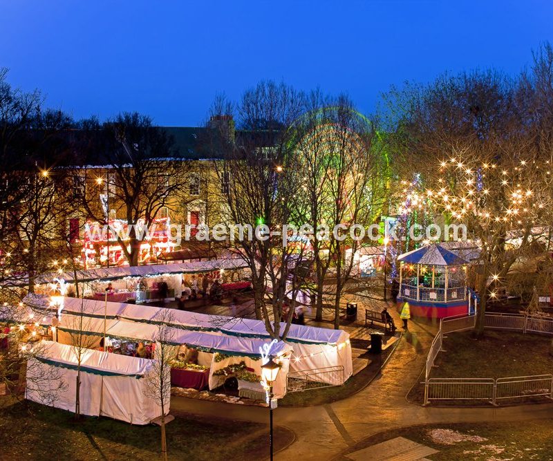 The Christmas Victorian Market, North Shields, Tyne and Wear