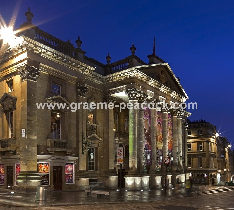 Theatre Royal at night, Newcastle Upon Tyne, Tyne and Wear