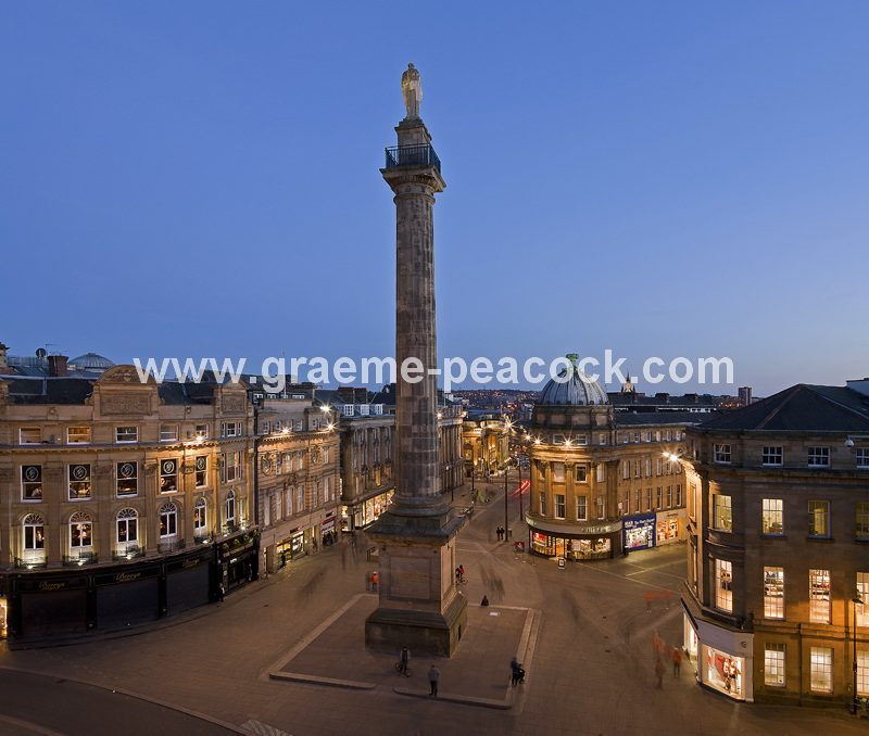 Grey's Monument, Newcastle upon Tyne, Tyne and Wear