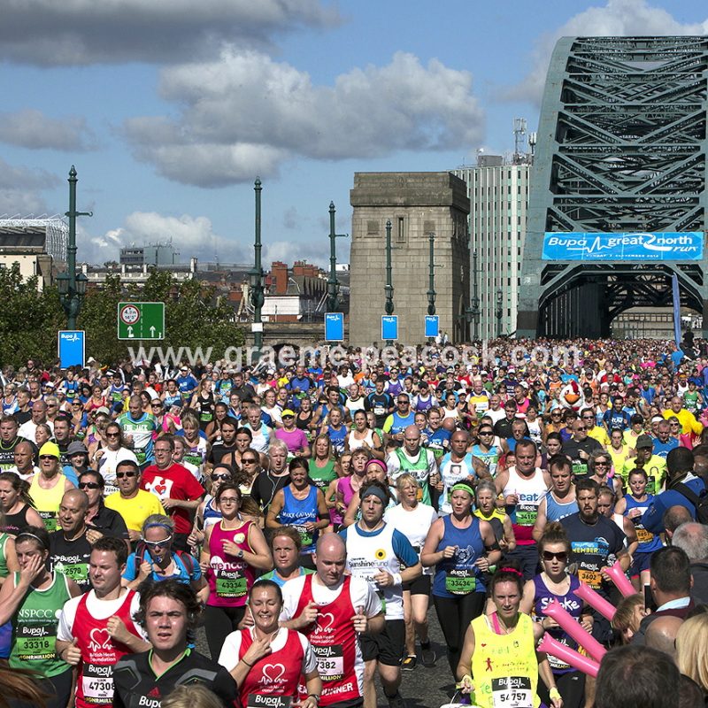 The 2014 Great North Run, Newcastle upon Tyne, Tyne & Wear