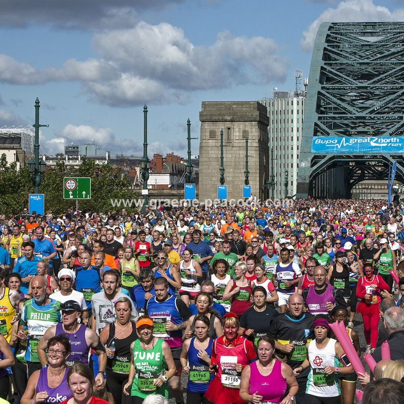 The 2014 Great North Run, Newcastle upon Tyne, Tyne & Wear