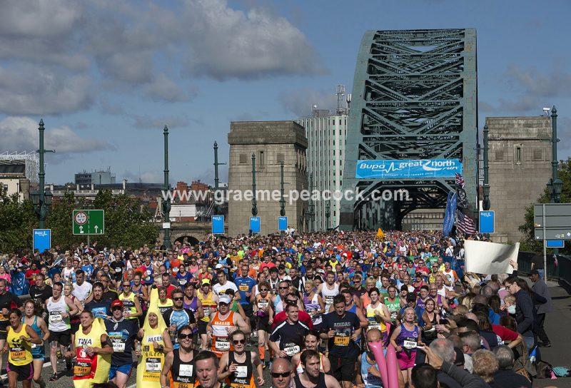 The 2014 Great North Run, Newcastle upon Tyne, Tyne & Wear