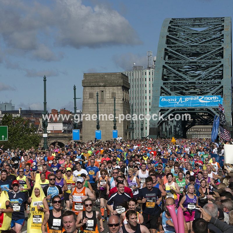 The 2014 Great North Run, Newcastle upon Tyne, Tyne & Wear