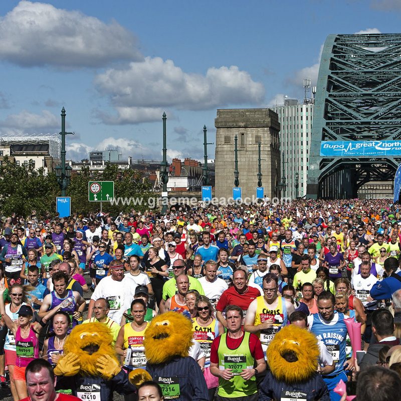 The 2014 Great North Run, Newcastle upon Tyne, Tyne & Wear