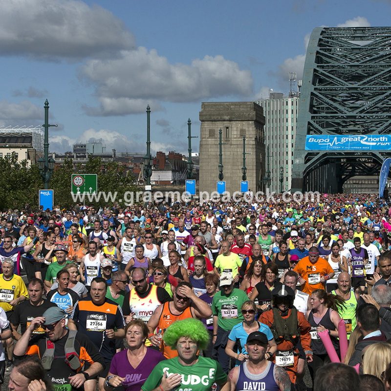 The 2014 Great North Run, Newcastle upon Tyne, Tyne & Wear