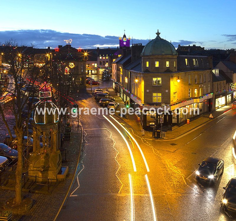 Christmas Illuminations at Alnwick, Northumberland