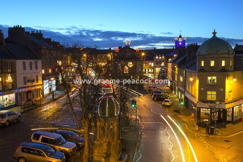 Christmas Illuminations at Alnwick, Northumberland