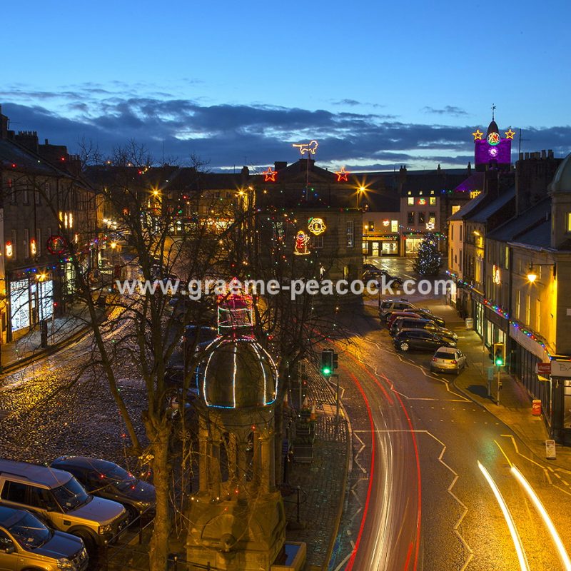 Christmas Illuminations at Alnwick, Northumberland
