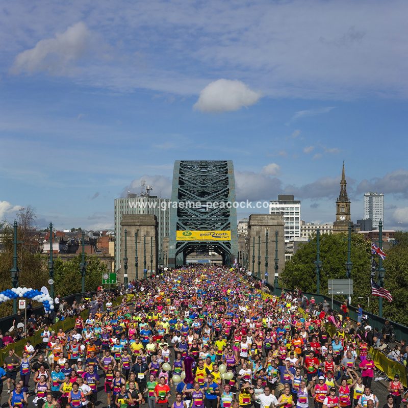 The 2015 Great North Run, Newcastle upon Tyne, Tyne & Wear