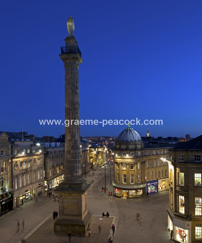 Grey's Monument, Newcastle upon Tyne, Tyne and Wear