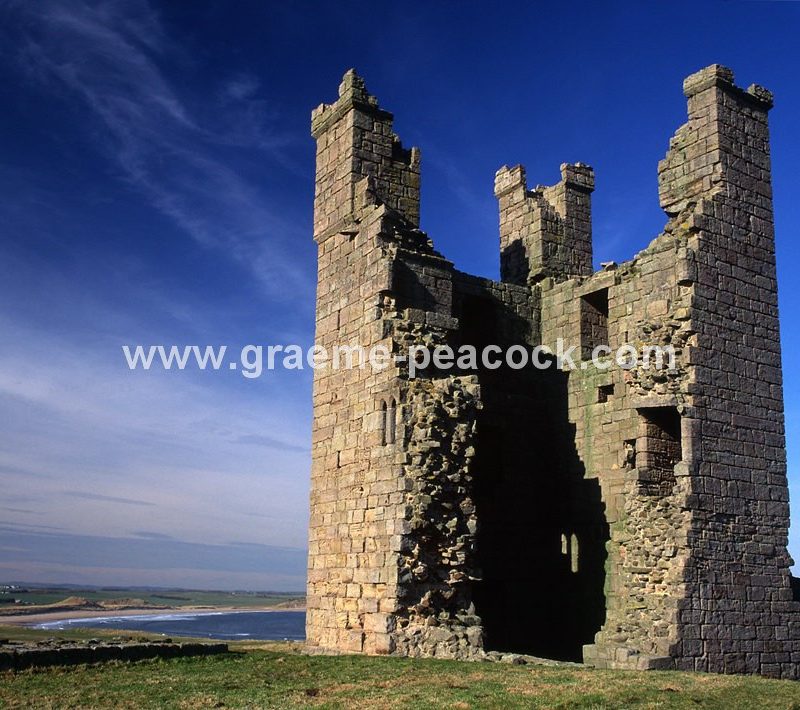Lilburn Tower, Dunstanburgh Castle, Embleton, Northumberland