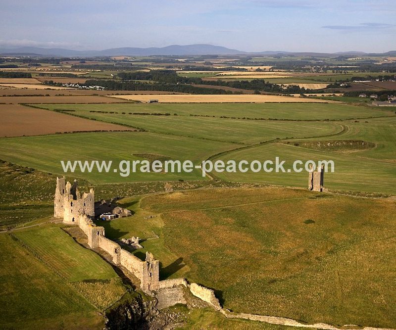 Aerial View of Dunstanburgh Castle, Embleton, Northumberland