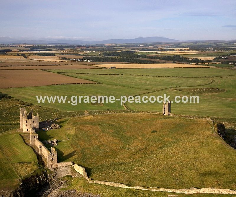 Aerial View of Dunstanburgh Castle, Embleton, Northumberland