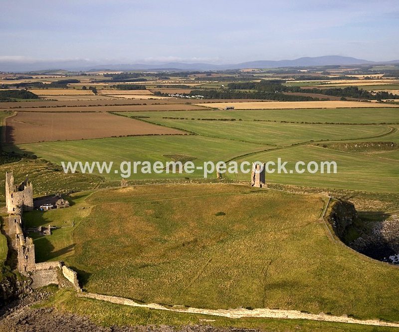 Aerial View of Dunstanburgh Castle, Embleton, Northumberland