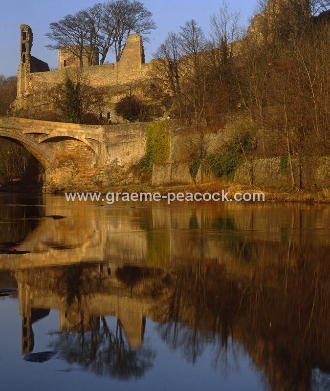 The Castle & River Tees, Barnard Castle, County Durham