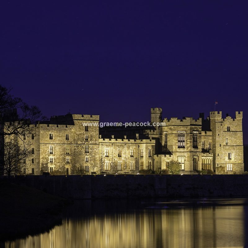 Raby Castle at dusk, Staindrop, County Durham