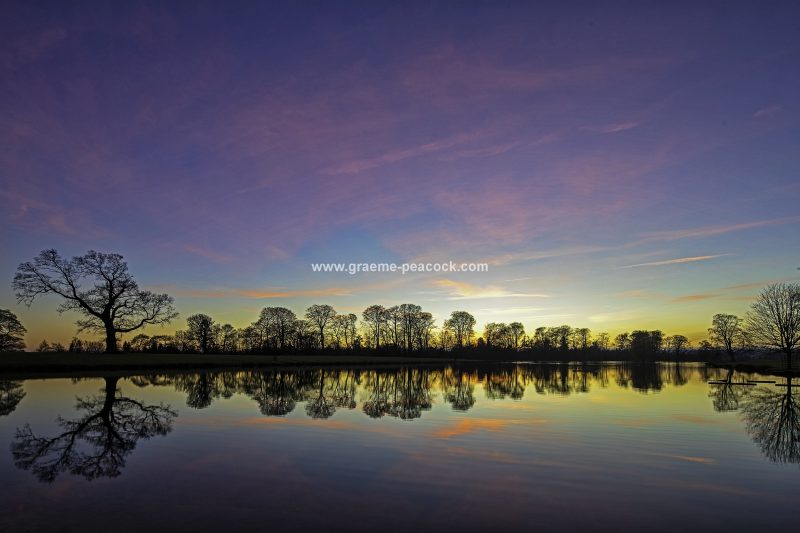Raby Castle at dusk, Staindrop, County Durham