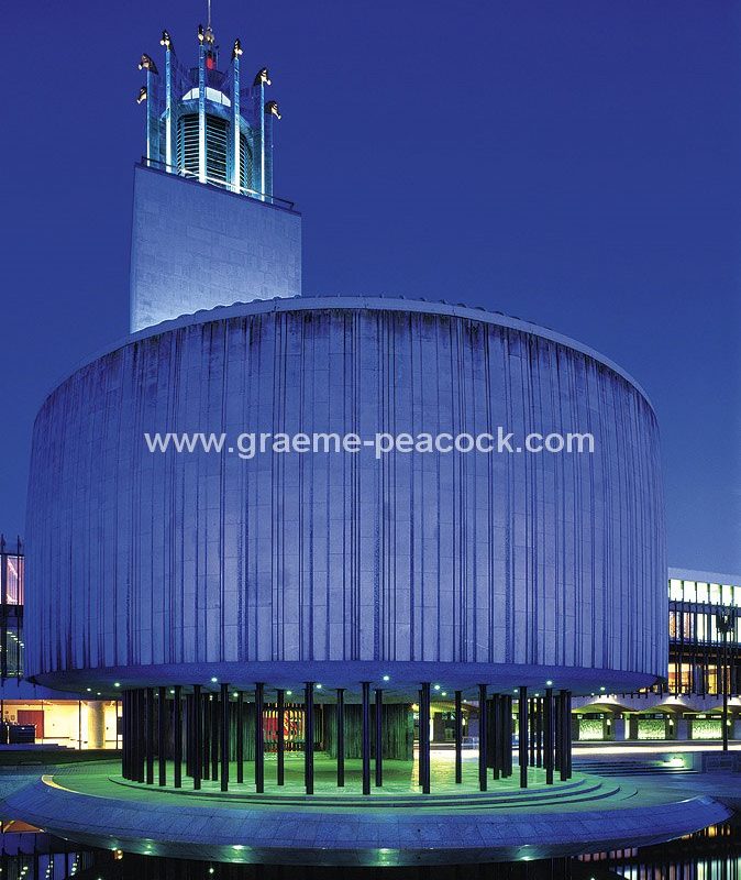 Civic Centre at night