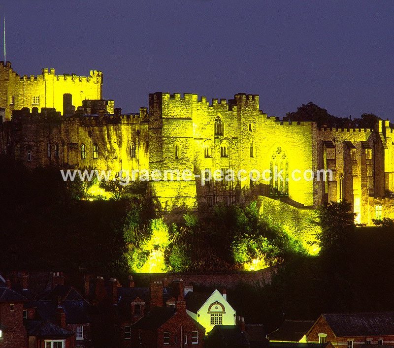 Durham Castle at night