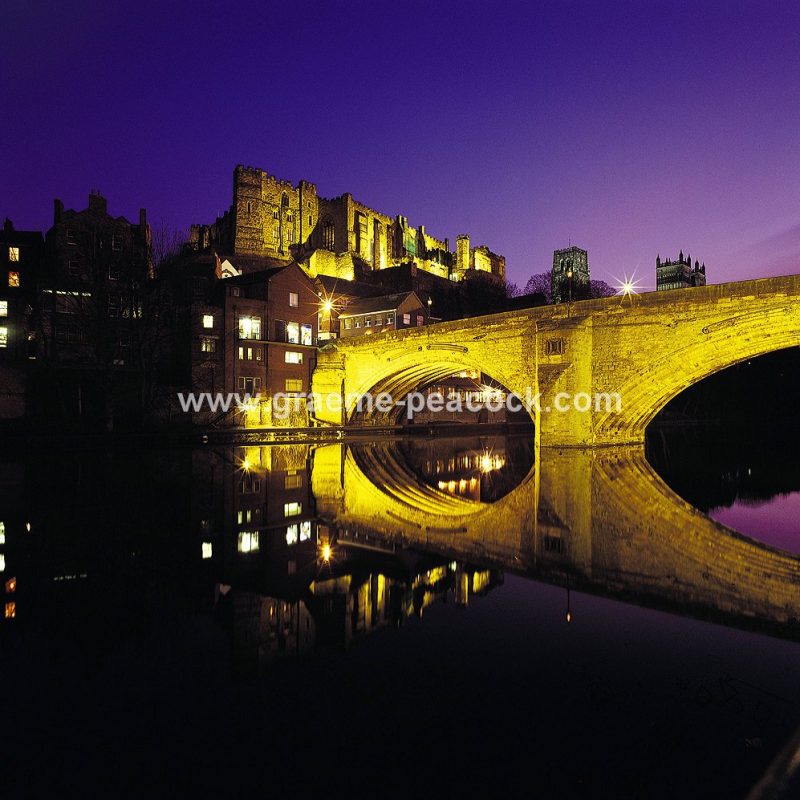 Durham Castle at night