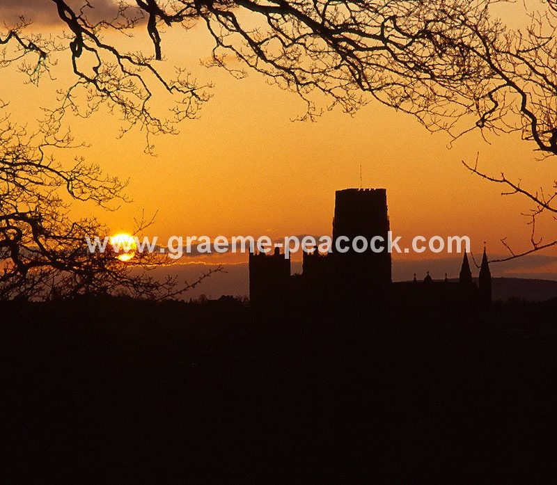 Durham Cathedral at sunset