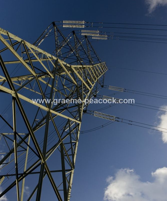 Electricity Pylons near Wylam, Northumberland