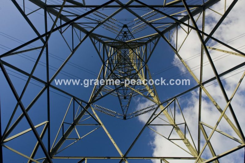 Electricity Pylons near Wylam, Northumberland