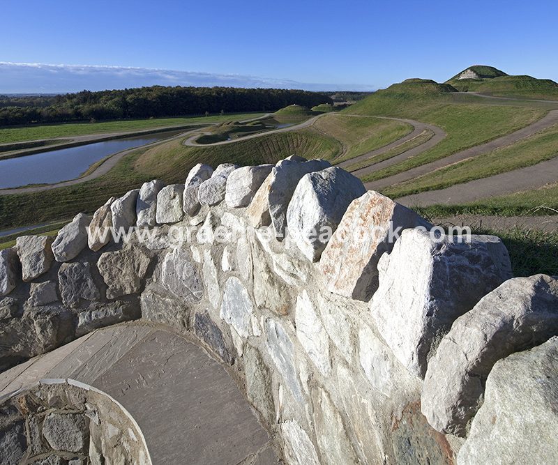 Landscape image of 'Northumberlandia' near Cramlington, Northumberland